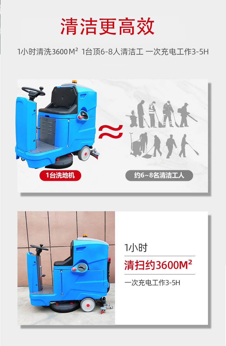 萍乡驾驶式洗地机更适合用在高铁站